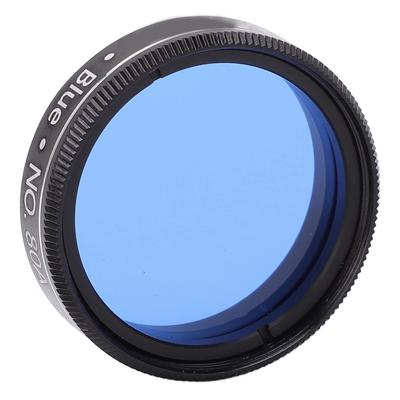 80A Blue Eyepiece Distortion Prevention Light Scattering Eye Protection Optical Glass for Star Cluster Filter, Standard, Reduction, Filter,