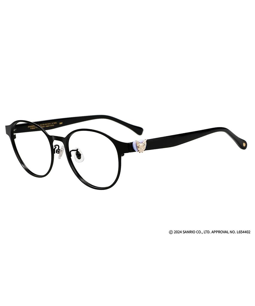 sunglasses UV UV protection rate of or for cute and Sanrio characters Black [Zoff] Boston-style protection, 99.9% more, unisex, stylish,