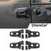 Car Door Hinge Cover Trim for Jeep Wrangler JL JT 2-Dr ABS Carbon Fiber 2018+ US
