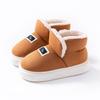Women's High-Top Cotton Slippers, Winter Non-Slip Indoor/Outdoor, Thick Plush, Full-Wrap, Casual Warm Shoes