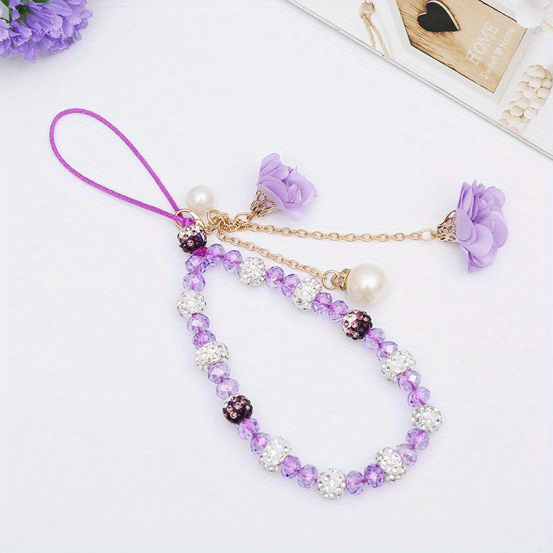 

Flower Phone Lanyard V 73815 фіолетовий