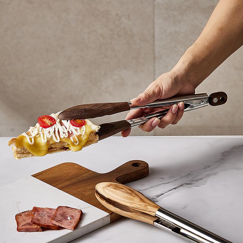 BBQ Grilling Tong Salad Bread Dessert Tong Food Clip Non-Stick Barbecue Clips Cooking Tong Kitchen Accessories