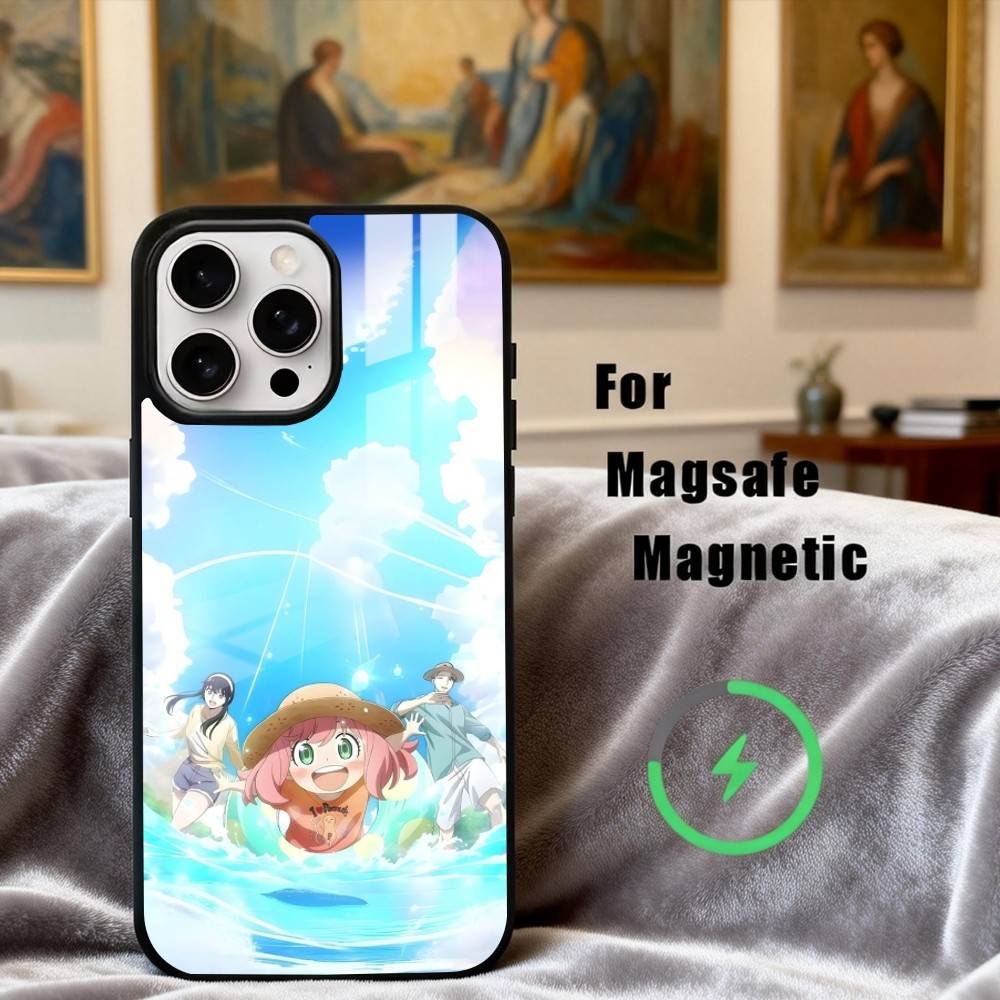 S-Spy X F-Family-Y A-Anime  Phone Case For iPhone 17,16,15,14,13,12,Plus,Pro,Max for Magsafe Magnetic Wireless Charging