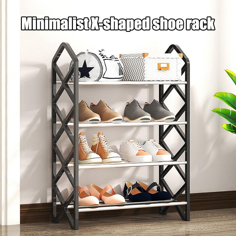 Shoemaker Organizer Shelf Four Layer Shoe Rack, Simple And Space Saving Storage Rack At Home Entrance