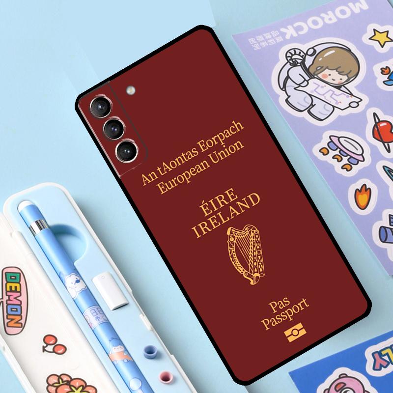 Algerian Russia Serbian Spain Passport Case For Samsung Galaxy S23 S22 Ultra S21 Plus S9 S10 Note 10 20 Ultra S20 S21 FE Cover