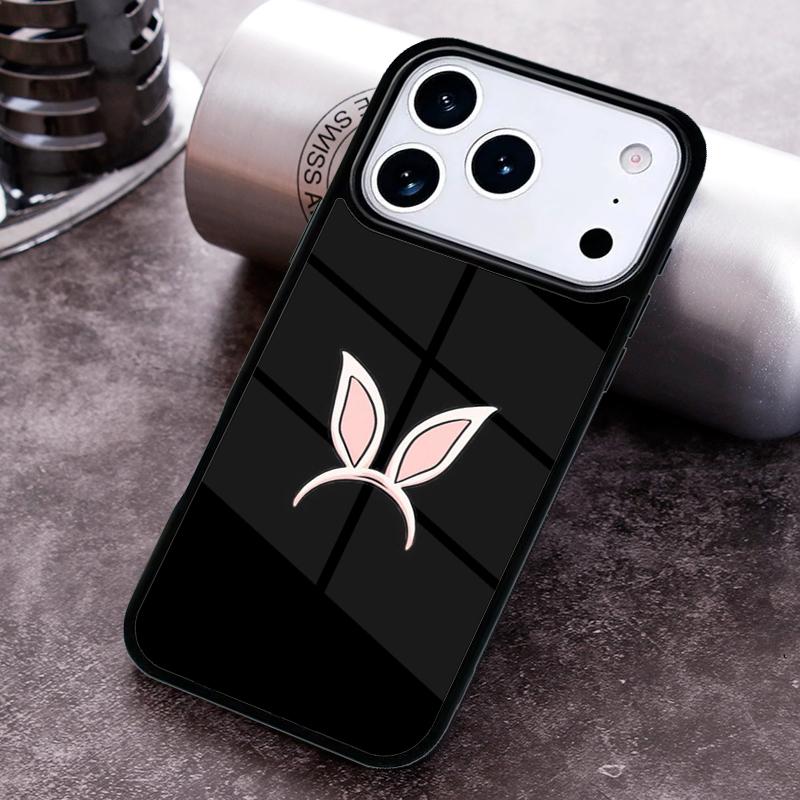 Bunny Rabbit Ears Phone Case For iPhone 17 16 15 14 13 12 11 Pro Max Plus 17Air Soft Silicone Cover