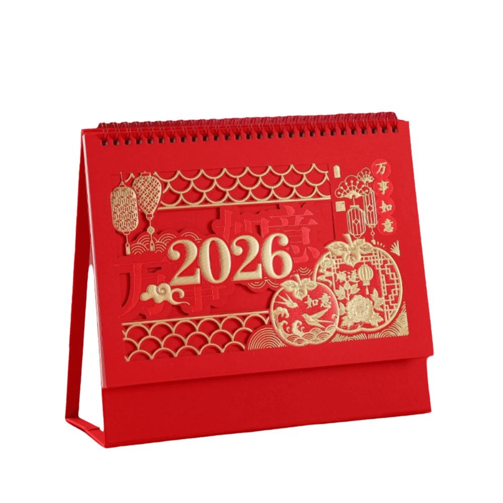Zodiac Standing Flip Desk Calendar Traditional Desk Planner Festive Calendar Table Calendar  Office