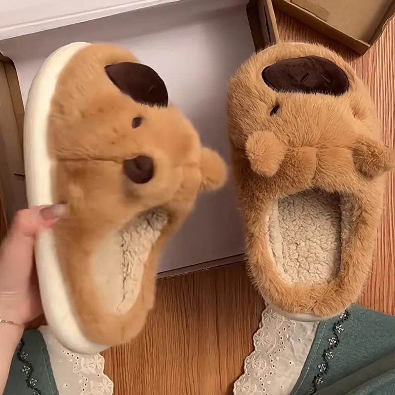 Fashion Cotton Slippers Women Winter Shoes for Women Household Use Women's Indoor Warm Cotton Shoes Womens Shoes