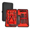 7pcs-24pcs Professional Black Nail Clippers Kit - Ultra Sharp Fingernail and Toenail Cutters for Men and Women - Sturdy Pedicure