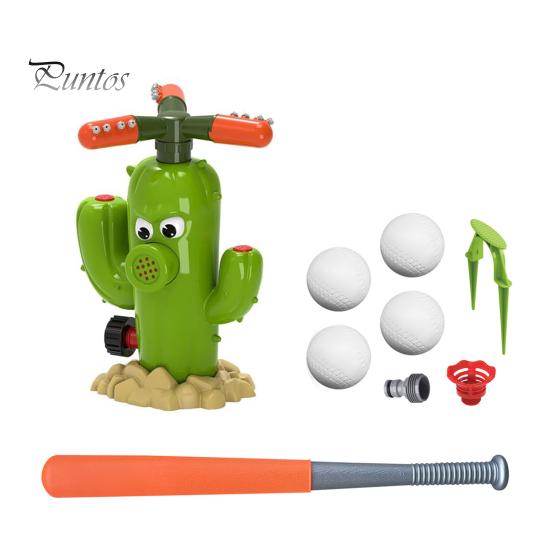 

1 набор уличных кактусов-разбрызгивателей для бейсбола, летних садовых газонов на заднем дворе, мультяшных кактусов, игрушек для распыления воды, для малышей, мальчиков и девочек, подарок темно-зеленого