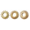 Hexagonal Shaft Gear Set 6PCS for Classical Guitar Maintenance Iron Tuning Gears with Nonslip Function Metal Texture