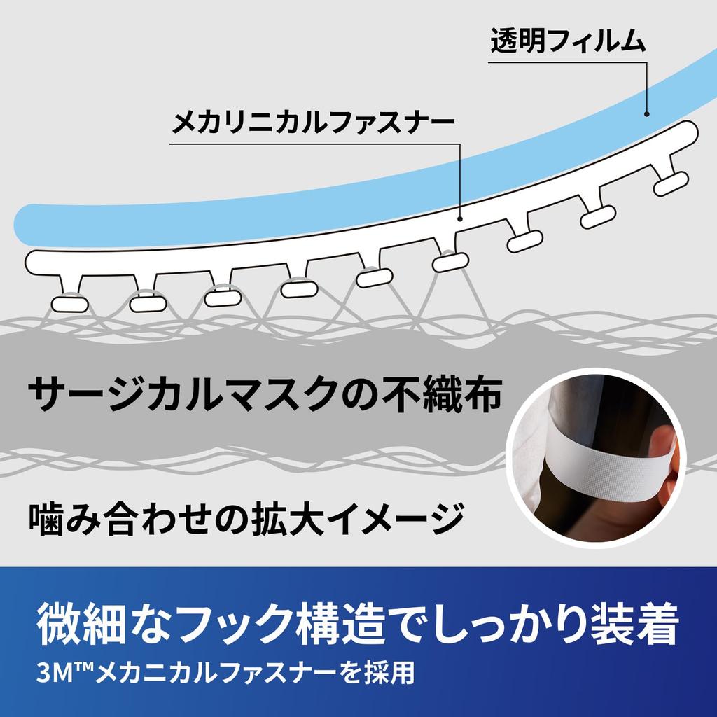 Solventum Eye Protection Adhesive for Disposable Eye Face Shield 120 x 120 Anti-Fog Film, Masks, Guard, Protector, 250mm, Sheets, EAG-1