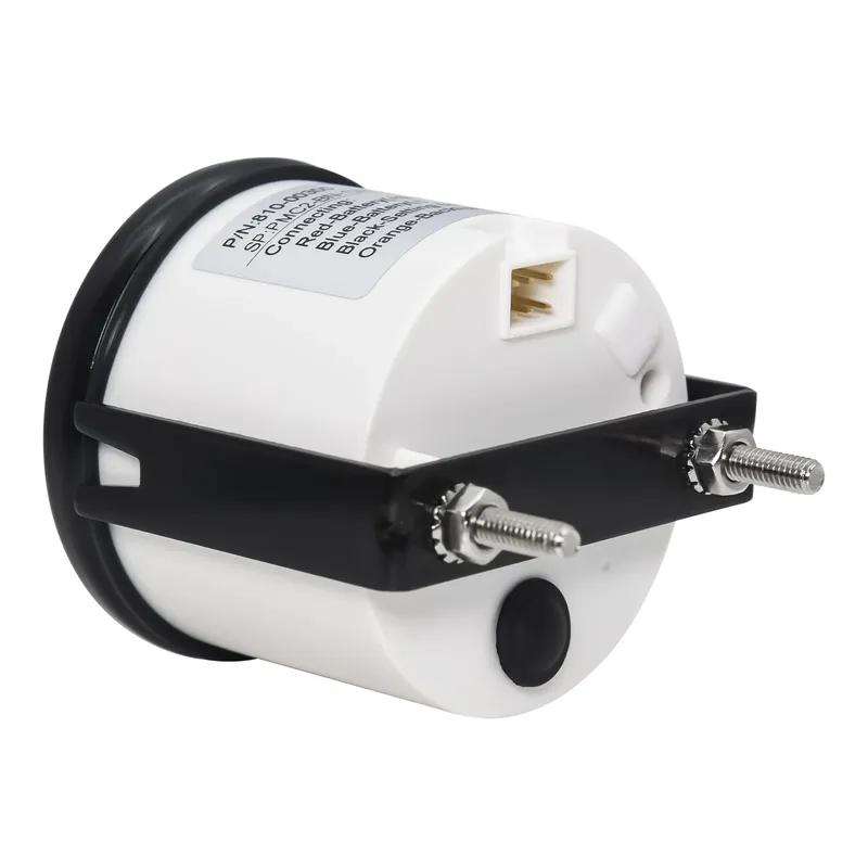 52mm Clock Gauge with Red Backlight 0-12 Hours trument 2inch Hour Meters for Car Boat Yacht Show Clock Meters 9-32V Universal