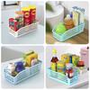4pcs Stackable Storage Basket Set-Multifunctional Plastic Storage Box,Suitable for Books, Snacks,etc.Ideal Choice for Family