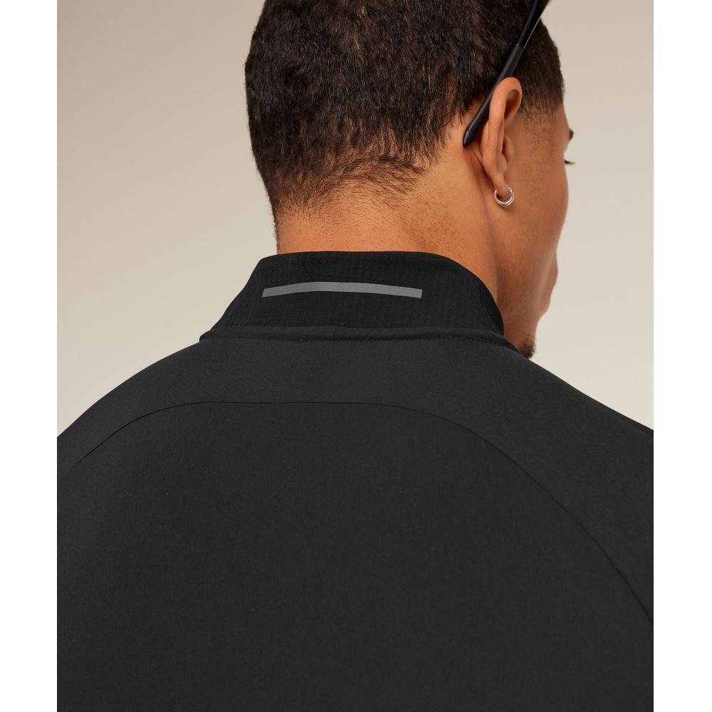 Gymshark Running Elite 1 4 Zip Black A2b2s Bb2j