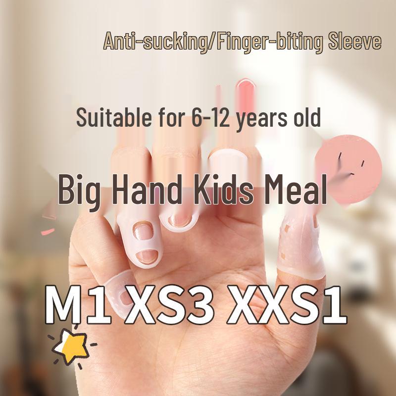 Silikon Anti-Beiß-Fingerlinge für Kinder - Rutschfeste Nagelschützer