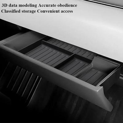 For Tesla Cybertruck 2025 Central Console Glove Box Storage Organizer Tray Tidying Case Car Pickup TPE  Interior Car Accessories