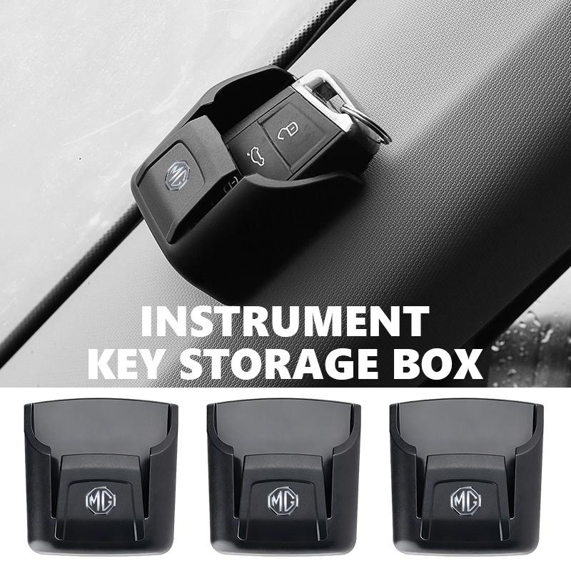 Car Dashboard Hanging ID Card Key Storage Box Accessorie For MG RX5 RX8 350 550 6 3 5 7 ZR ZS HS GS GT Hector wue1