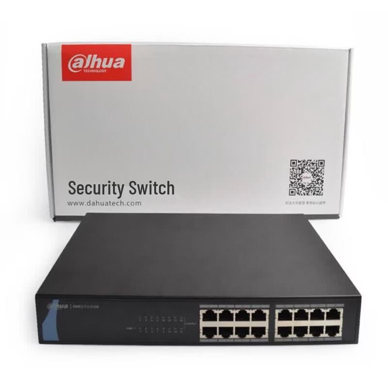 Dahua DH-S3000C-16GT 16-Port Gigabit Network Switch CN plug (adapter included)