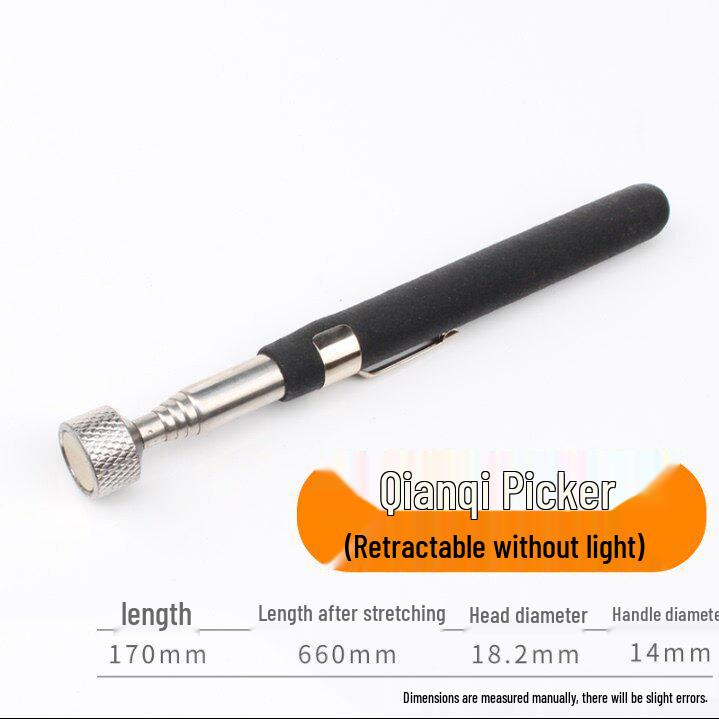 Multi-functional Magnetic Pickup Tool with Bendable Elbow for Car Repair