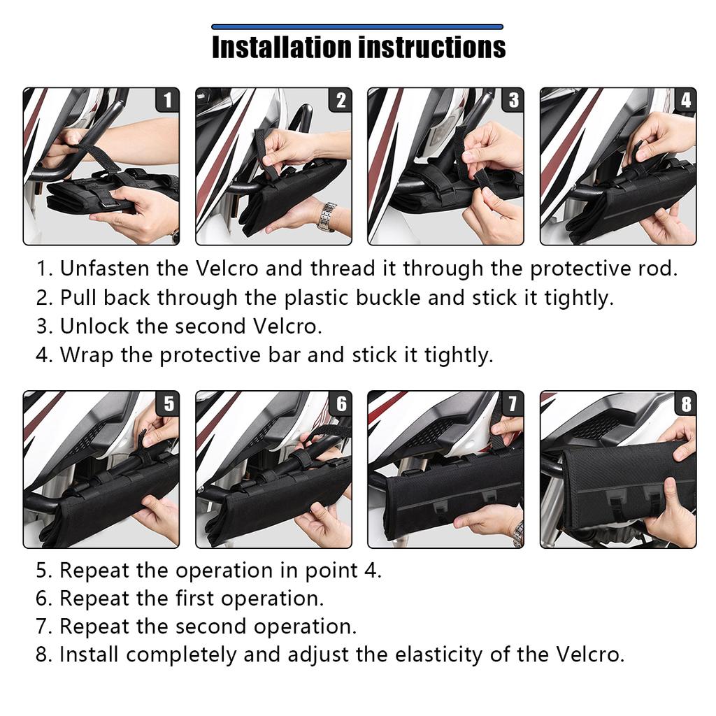 Motorcycle Tool Roll Bag Motor Side Tool Storage Bag Pouch Portable Repair Kit Tool Bag Organize Universal for BMW KTM Honda