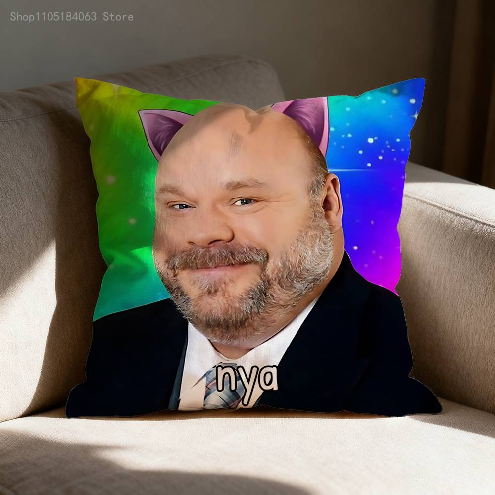Jag Äter Barn B-Bertram Meme Kuddfodral För Soffa Dekor Bil Kontor Rum Tryckt Kuddfodral Dekorationer och Skydd