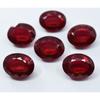6 Pcs 180 Ct Natural CERTIFIED Bloody RED Ruby OVAL Loose Gemstone Lot Huge Size YY-258