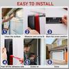 Weatherproof Garage Door Sealing Strip 100CM Weather Stripping Durable Top and Sides Seal