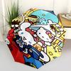 1pc Hello Kitty & Friends Automatic Opening Folding Umbrella - 8 Rib Iron Frame Outdoor Umbrella - Festival Gift for Fans, Travelers, Everyday Use - P