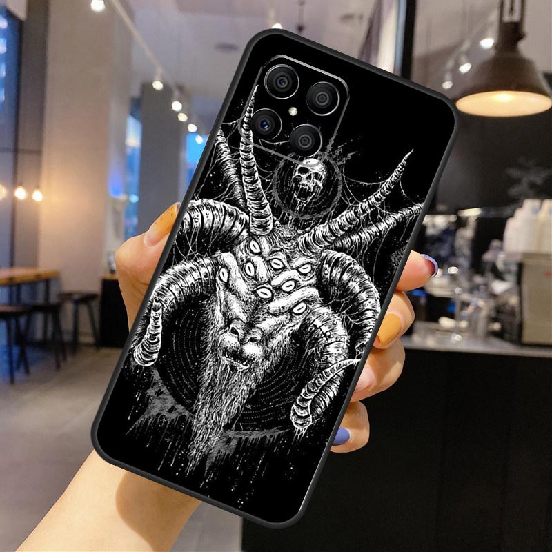 Devil Satan Case For Honor Magic 7 6 5 Lite Cover For Honor 200 400 Pro 50 70 90 X9 X8a X8b X9a X9b X9c