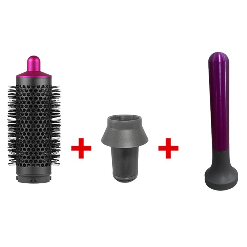 

ABUL-Cylinder Comb+Adapter+Handle Kit For Dyson Airwrap Hair Dryer Replacement Parts Multi-Functional Dual-Purpose Cylinder Comb