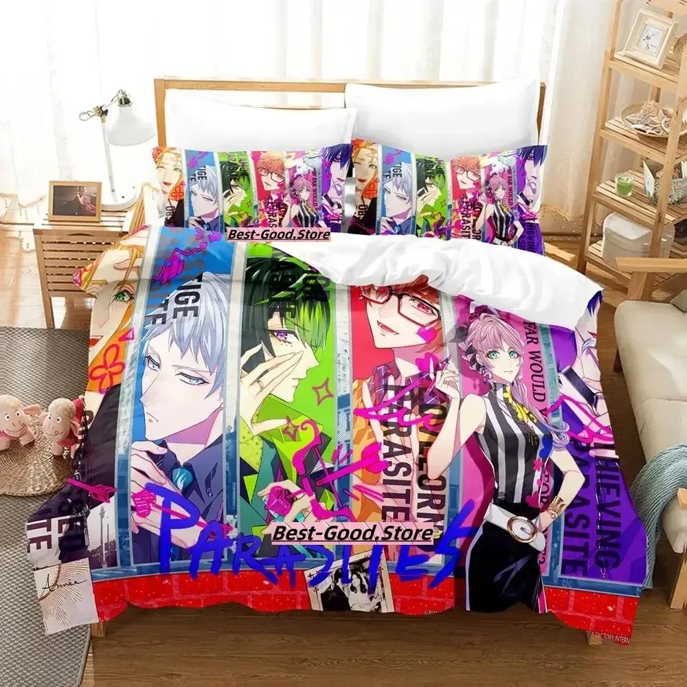 Cupid Parasite Beding Set Single Twin Printed Bed Linen Set With Pilowcase Bed Soft Duvet Cover Soft Single Double Quen Super King-Sized Dimensionsd