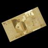 Złote banknoty z folii 24K Pełny 7 sztukowy zestaw euro Kolekcja banknotów Dekoracja Pamiątka Prezent Wodoodporne Kreatywne Euro