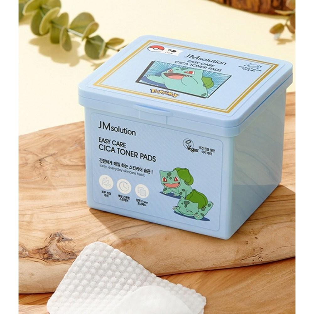 JMSOLUTION Pokemon Easy Care Cica Toner Pad 200ml, 70 pieces, 1 piece