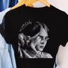 Sängerin Billie Eilish Porträt T-Shirt Baumwolle Herren Sommer Damen Hip Hop Kurzarm T-Shirt Unisex