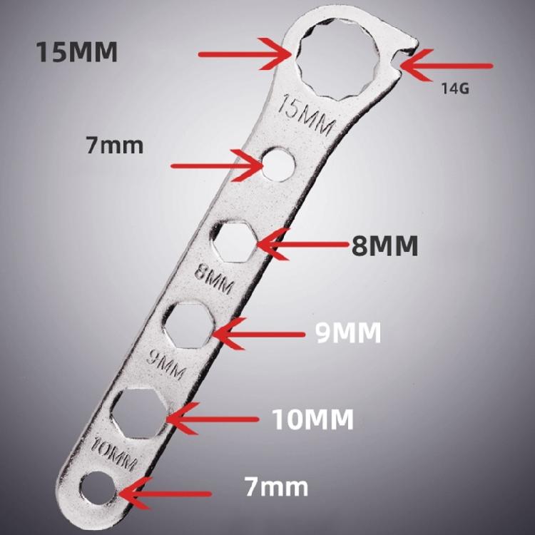 Bicycles Wrench Mountain Bike Pedal Wrench Bicycles Tool Bike Spoke Wrench Pedal Wrench Antislip Wrench Repairing Wrench
