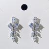 New Crystal Pendant Earrings with Zirconia Gorgeous Girls' Wedding Party Fashion Jewelry Light Luxury Personalized
