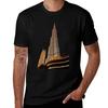 Burj Khalifa Tower Tshirt Big Size Short Sleeve Tee For Unisex Tshirt