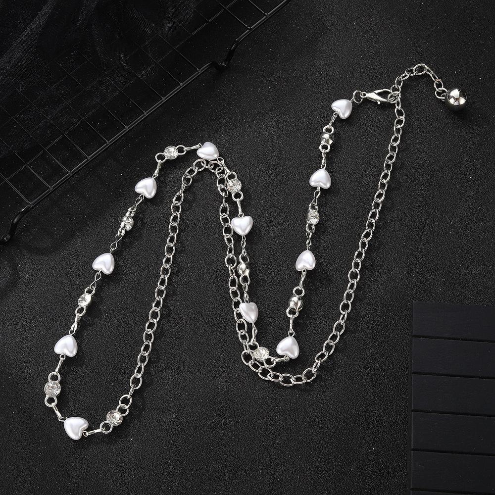 Waist Chain, Fashion Light Luxury Pearl Bow Flower Love Star Butterfly Waist Chain Waist Jewelry