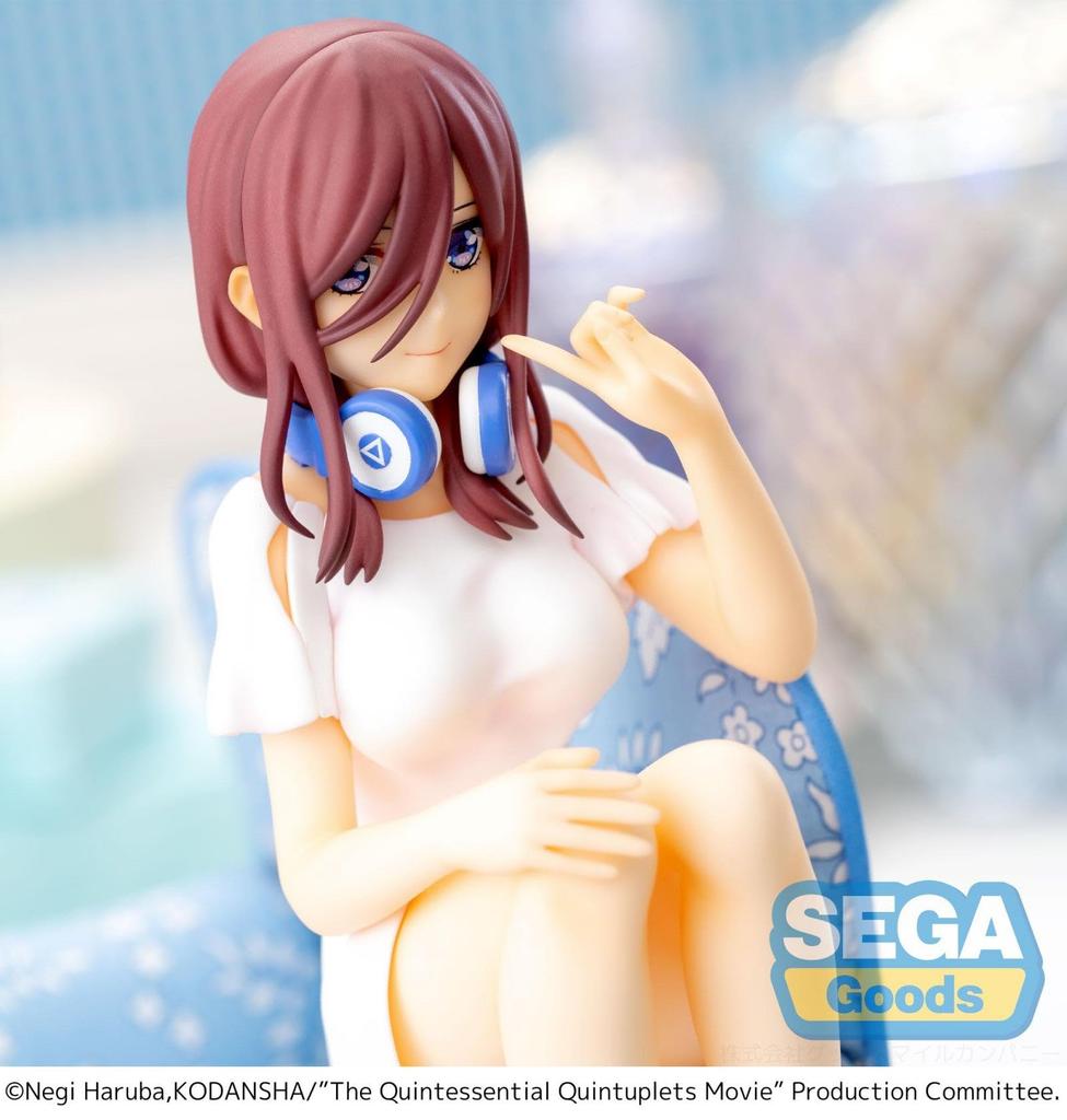 SEGA Movie Quintessential Choconose Premium Figure Nakano Miku "The Quintuplets"