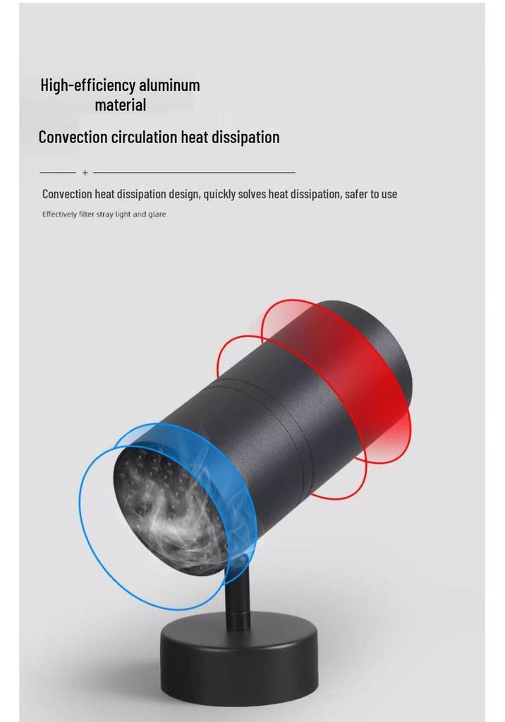 COB LED Surface-Mount Spotlight for Retail and Home Background Walls