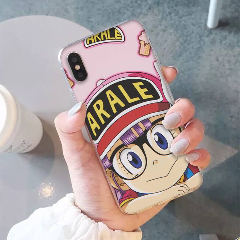 Yinuoda Cartoon Dr Slump Arale Phone Case for iPhone 11 12 13 Mini Pro XS MAX 8 7 6 6S Plus X 5S SE 2020 XR Case