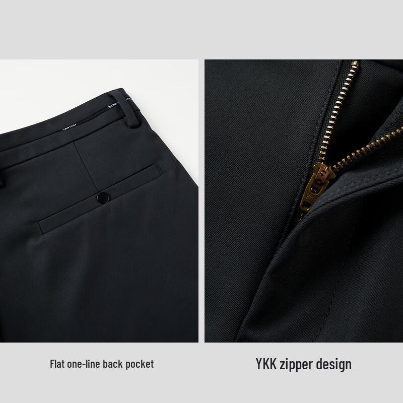 HLA Men's Classic Slim-Fit Casual Pants