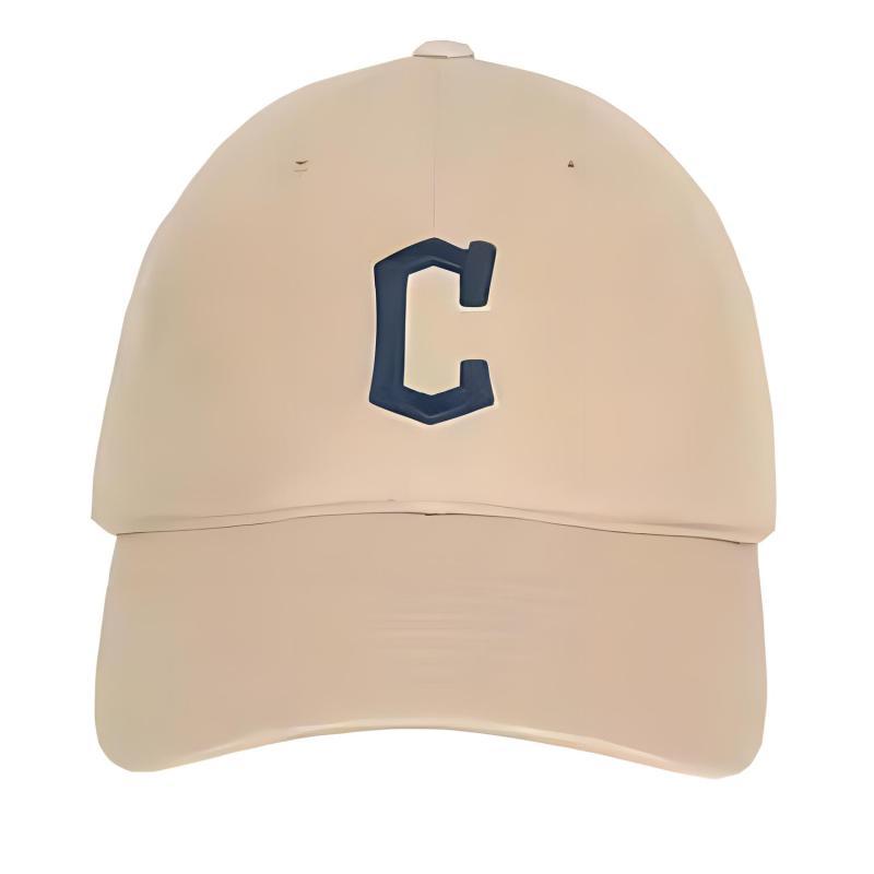 MLB Cotton Polyester Baseball Caps Unisex Beige Fashion 3ACP6601N-45SAS