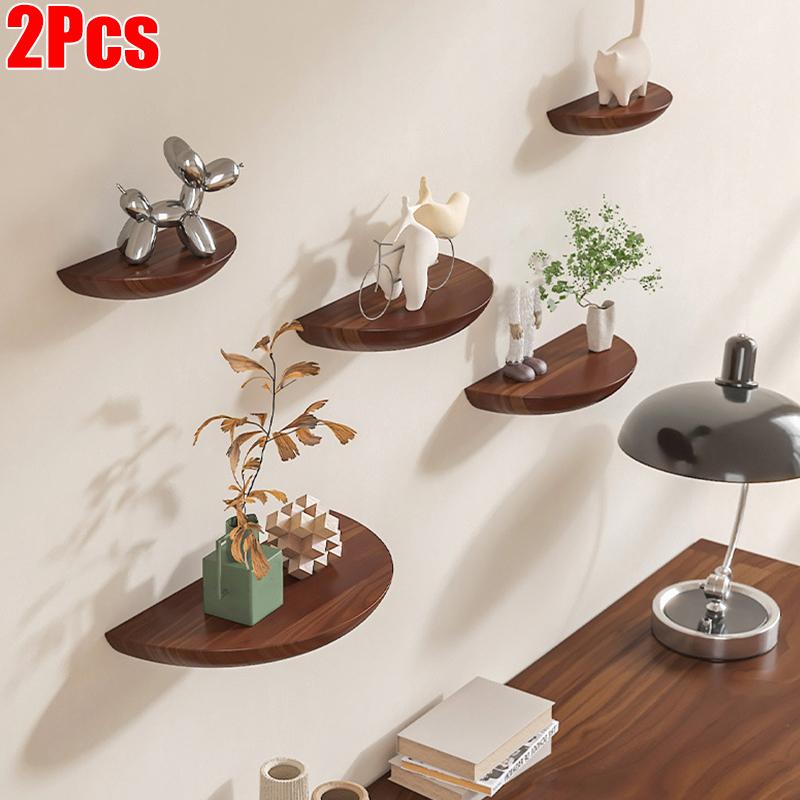 2pcs/set Hanging Rack For Flower Pots Plants Wall Decoration Home Decorative Storage Rack Ornaments 2 Colors