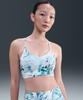 Women'S Artist Collection Light Support Padded Wrap Sports Bra - Blue Tint / Hq3955-423