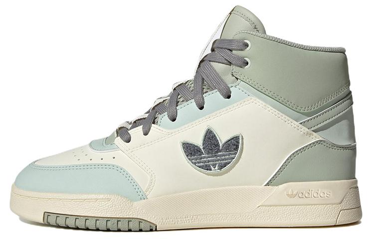 Adidas Originals Drop Step Xl  White Light Green Dark Green  Women s HQ6948 36
