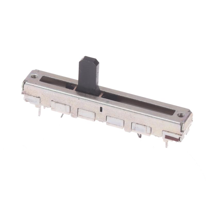 45Mm Straight Side Potentiometer A20K With A Shaft Length Of 15Mm And 3 Pins Single-Gang Straight Slide Potentiometer