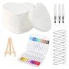 10Pcs Foam Texture Painting Paper Magic Puffy Paint Paper Puffy Popcorn Drawing Texture Painting Kit 3D Art Drawing Sponge Paper