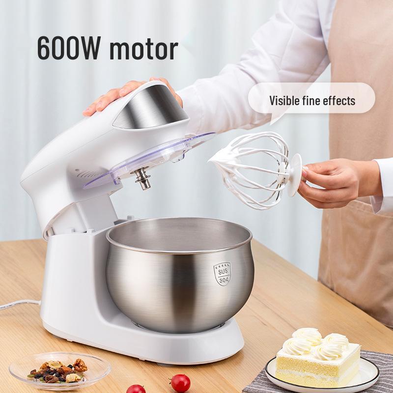 Zuan Chu Multi-Functional Kitchen Machine: Automatic Dough Mixer, Cream Whipper & Tabletop Egg Beater.